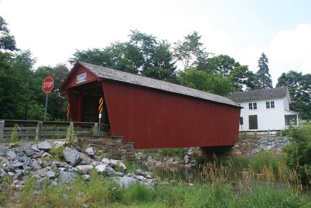 Logan Mills Covered Bridge by Philip S. Rist