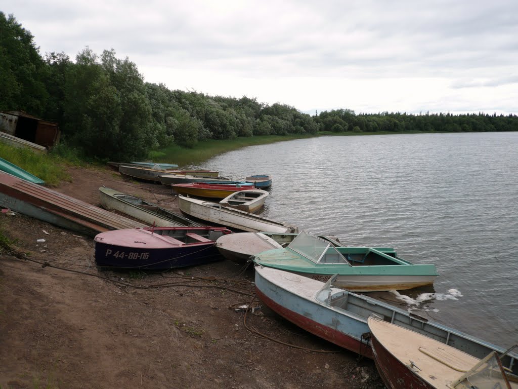 River Yayva in Small Romanovo.Река Яйва в Малом Романово by Maximovich Nikolay