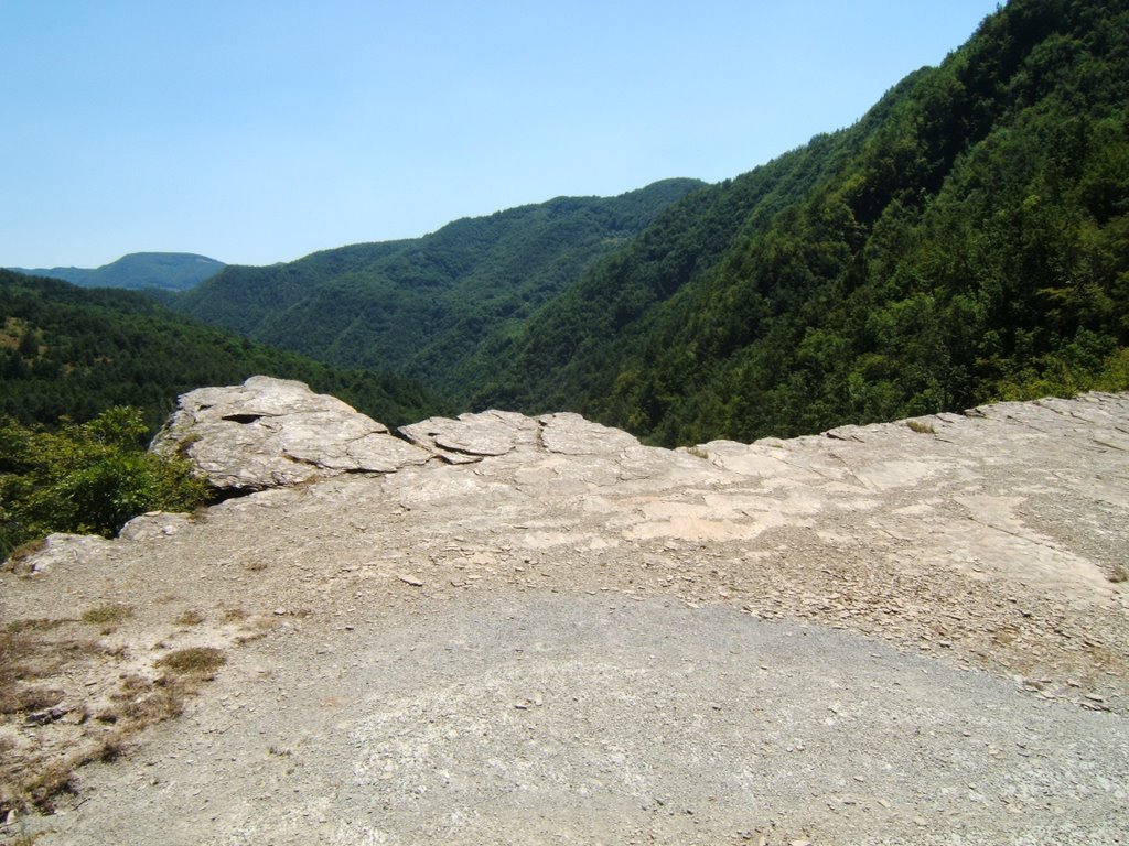 Vista da sopra la cascata dell'acquacheta by Giuky