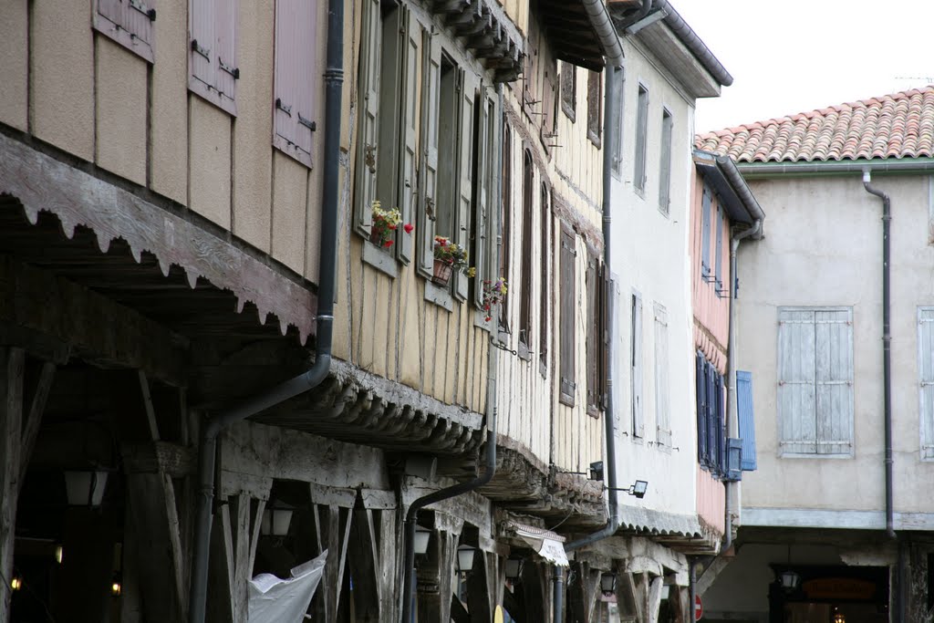 Place des Couverts, Mirepoix, Ariège, Midi-Pyrénées, France by Hans Sterkendries