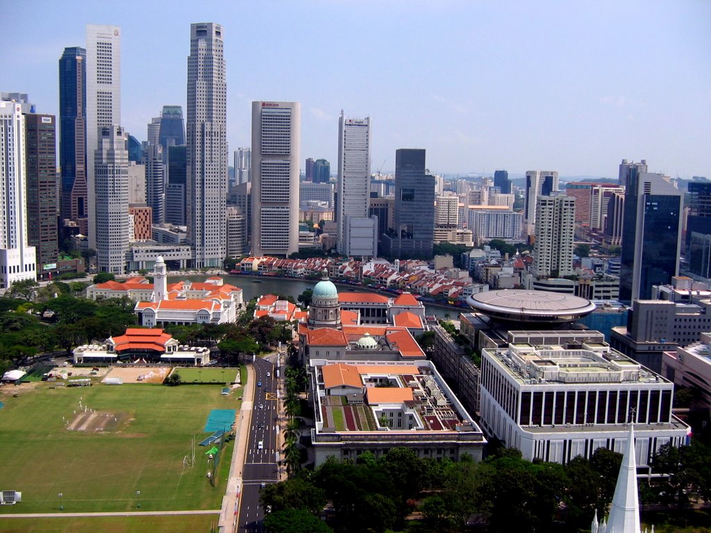 Singapore cityscape by Lilyana Millutin