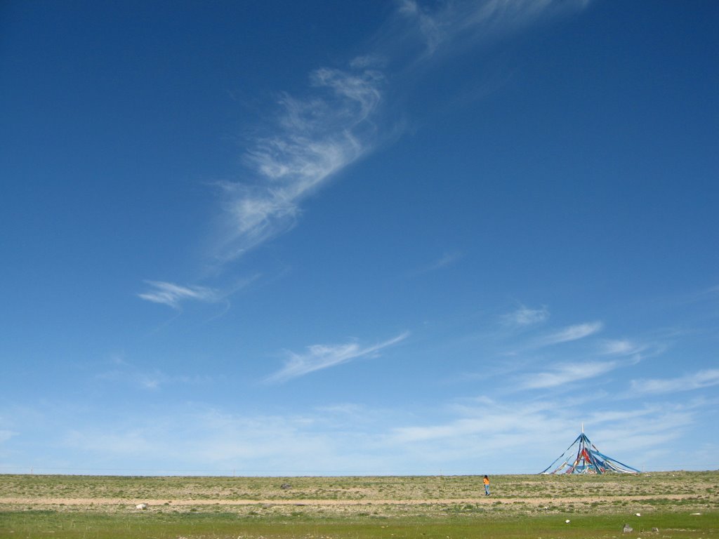 Sky and flags by miaumiau