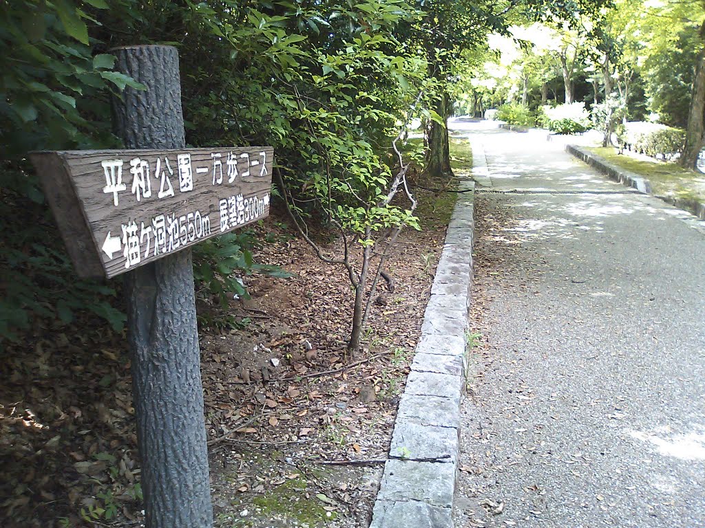 平和公園 一万歩コース なごや東山の森 (平和公園北部(墓園)地区) へいわの森 by goonfoot