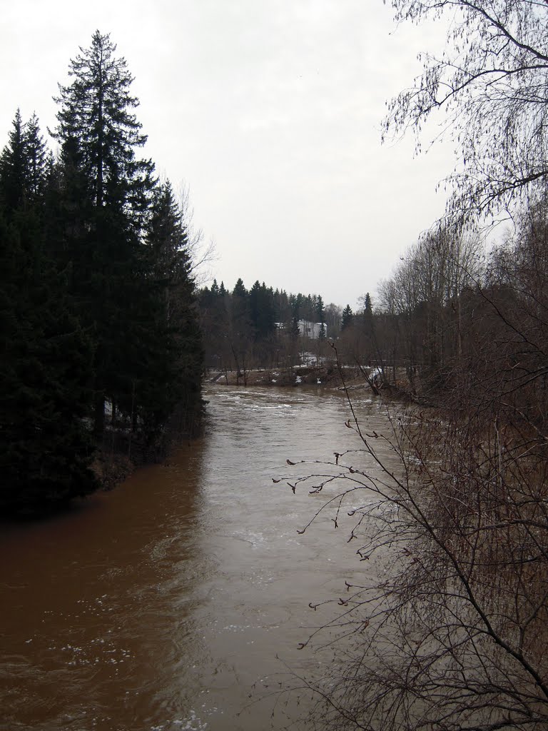 River Vantaa in April by Petteri Kantokari