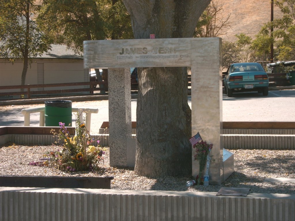 James Dean Memorial Close Up by neil sturrock