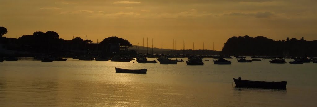 Sunset, Poole harbour, England by chrisjw37