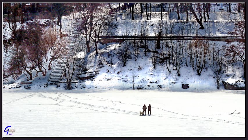 Старовинна паромна переправа / The ancient ferry 07.03.2010 12:12:27 Вінниця / Vinnytsya by GreGor'yMG