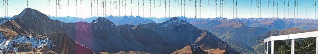 Panorama Parpaner Rothorn by Joseph Stalder