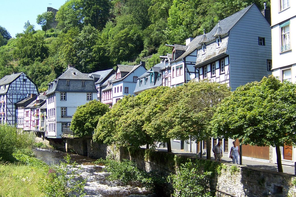 Houses by the river in Monschau by Thorsten Lyng Johans…