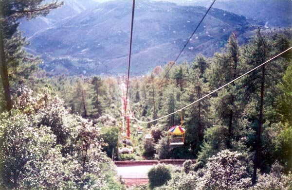 Chair Lift, Ayubia National Park, Murree (in 1995) by AbdulSattar Minhajia…