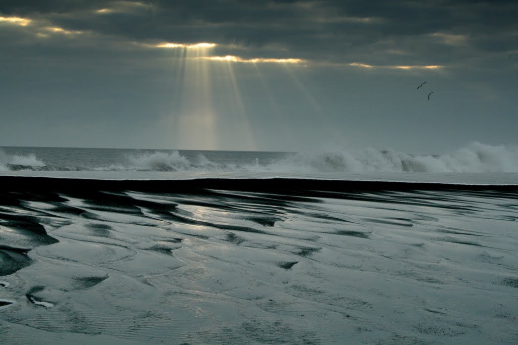 Tarde Gris con magia en la Playa by Luis Enrique Fritz