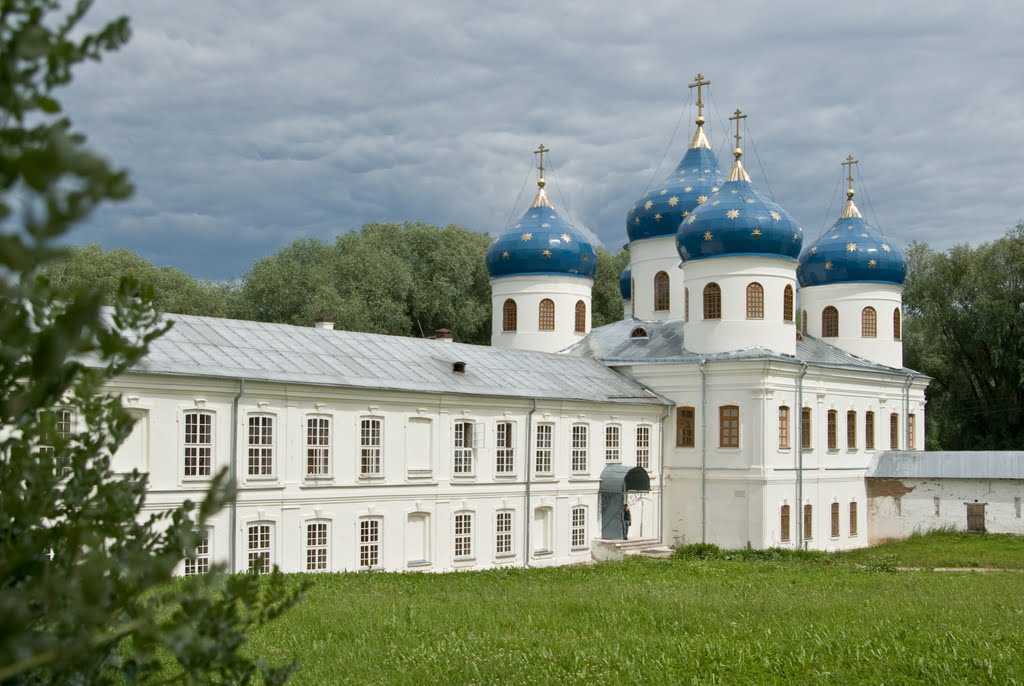 Yuriev Monastery. Novgorod by Dubovaya Natalia