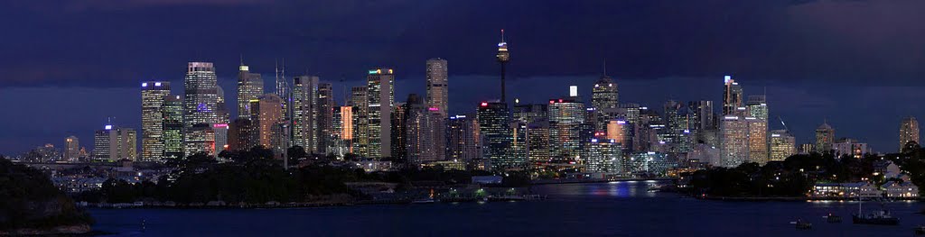 Sydney evening - from Manns Point park by lavasi