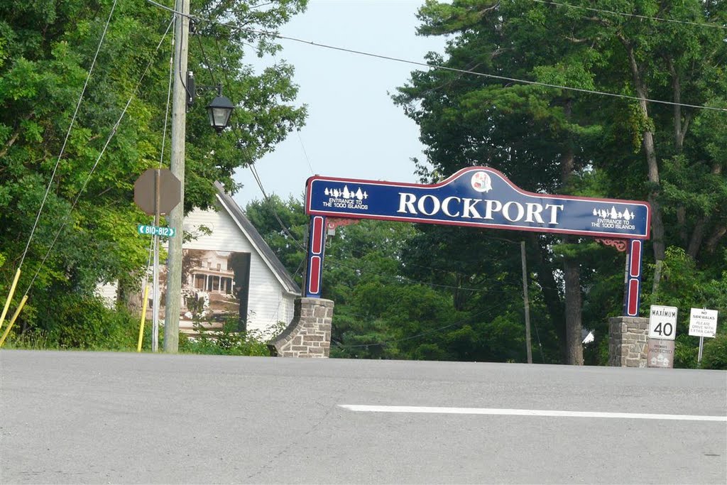 (copyrighted) Rockport sign by Geraldine Clark