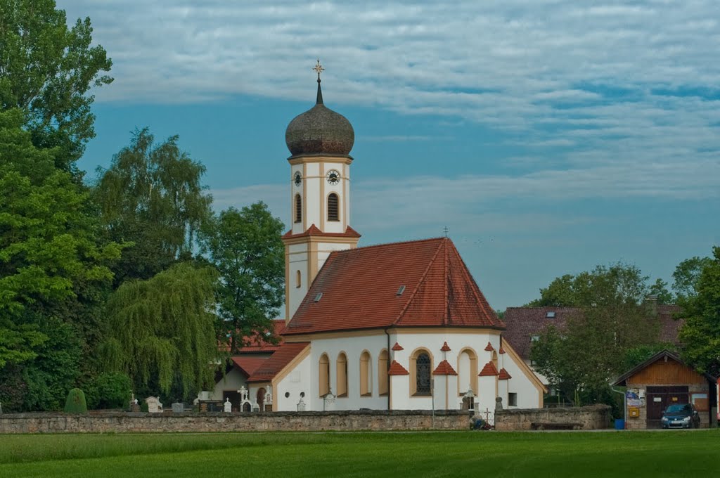 Korbinianskirche Oberlaindern ++ Church S. Korbinian of Oberlaindern by LeoW