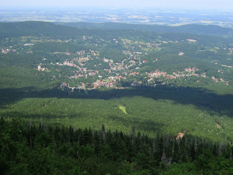 Karkonosze - Końskie Łby widok na Szklarską by Doti.Ol pl