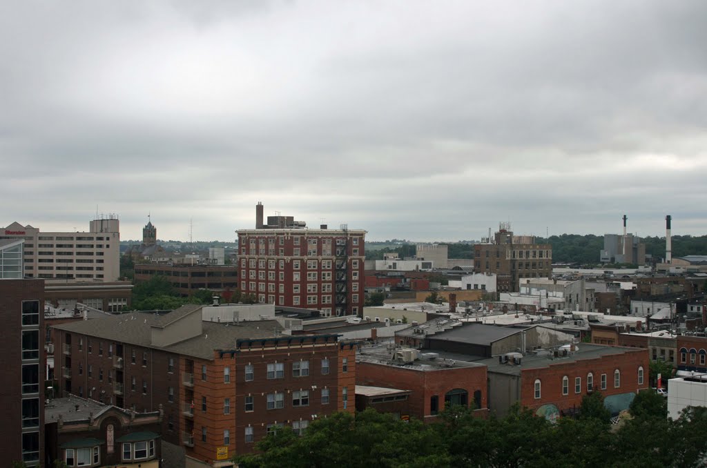 Iowa City rooftops by keosahawkeye