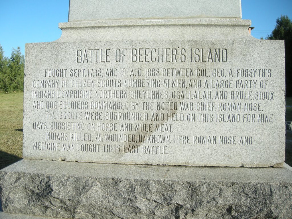 Beecher's Island Monument - July 2010 by MaxFarrar