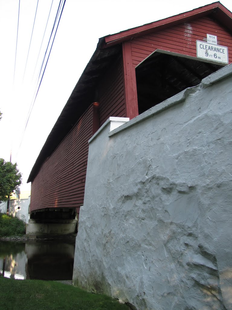 Rex's Covered Bridge from Northeast by Chris Sanfino