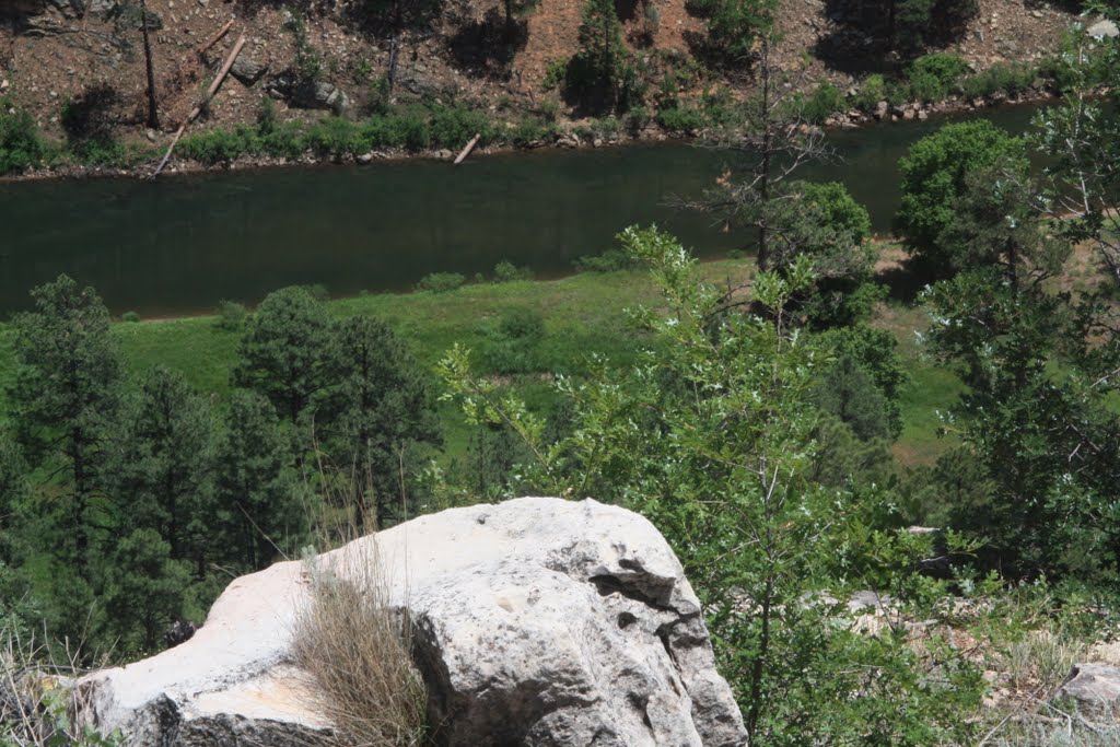 Chevelon Creek flows into Chevelon Canyon Lake by J Bbski