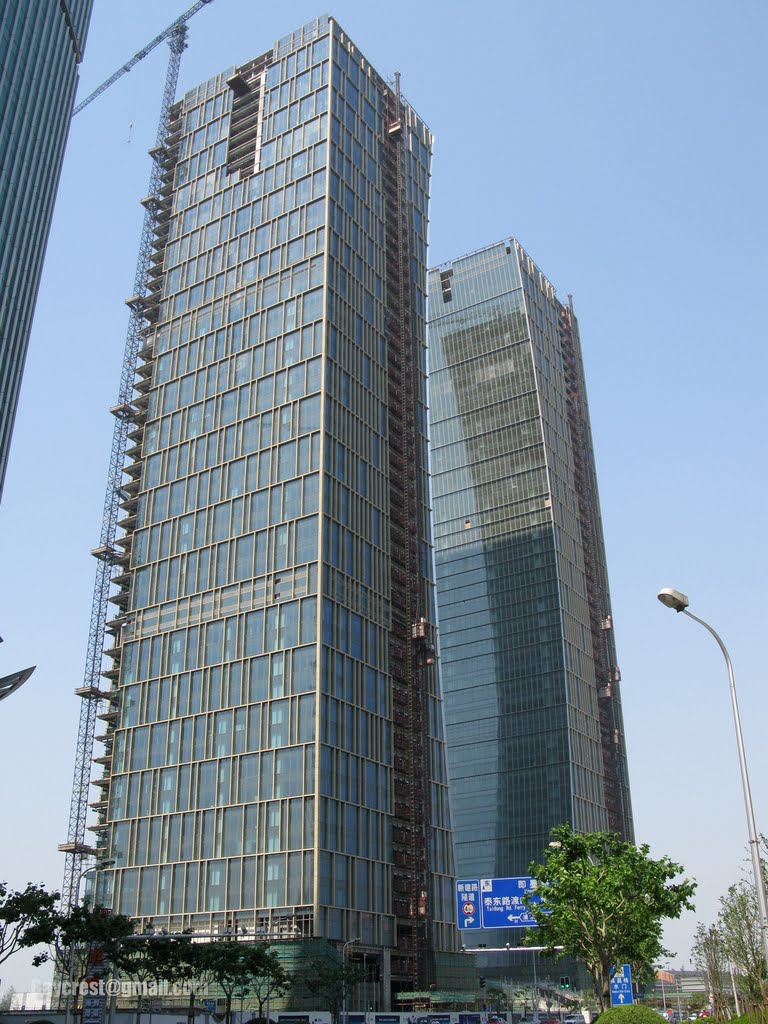 陆家嘴 上海浦江双辉大厦 Shanghai Pujiang Brilliance Twin Towers, Lujiazui by Baycrest