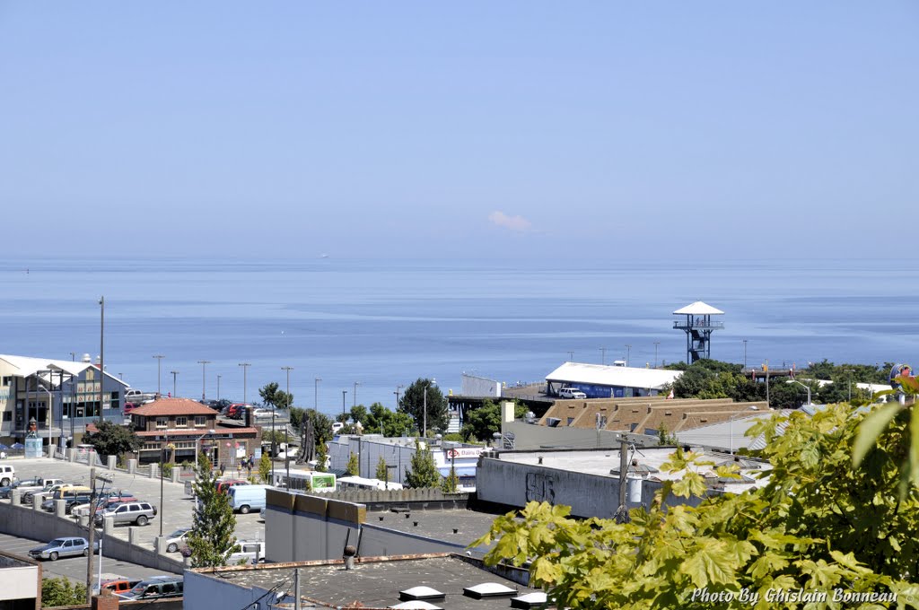 2010-07-23-291-VIEW OF MOUNT BAKER FROM STAIRS AT PORT ANGELES-WASHINGTON-U.S.A.-(More Photos on My Website at gbphotodidactical.com) by GHISLAIN BONNEAU