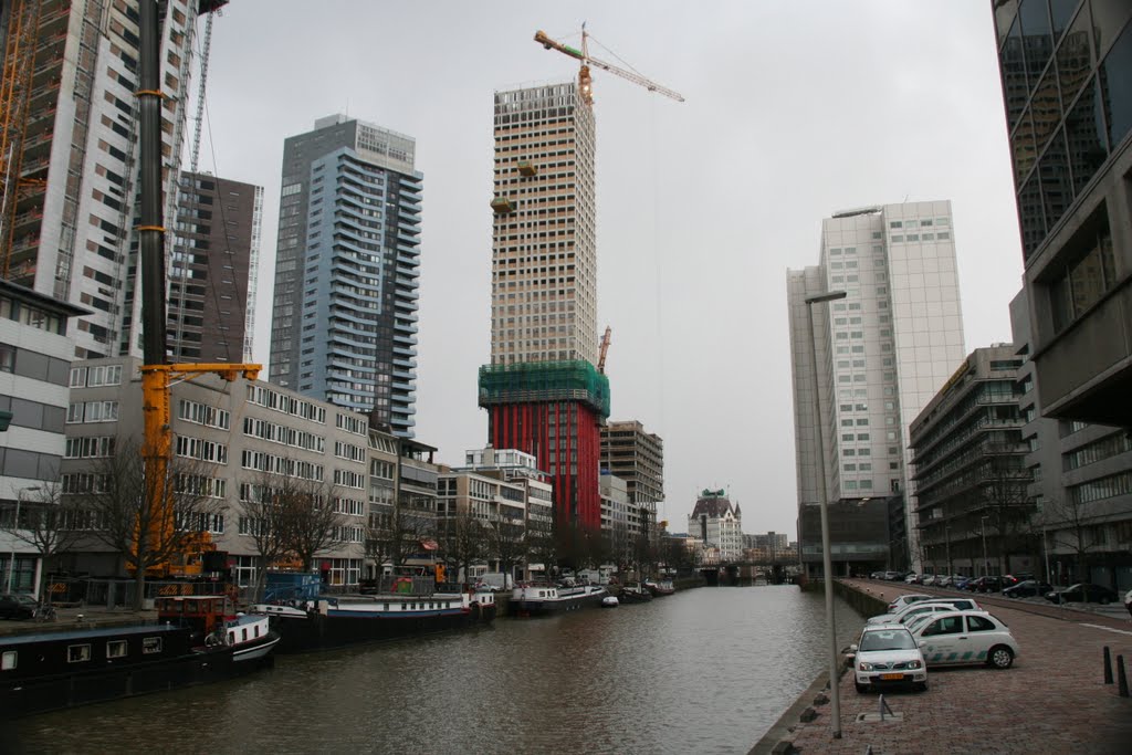 'Red Apple' riping, Rotterdam-Stadsdriehoek. by Carl030nl