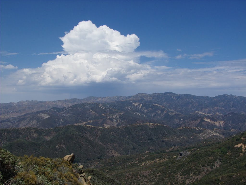 Santa Barbara back country with thunderhead by David Herberg