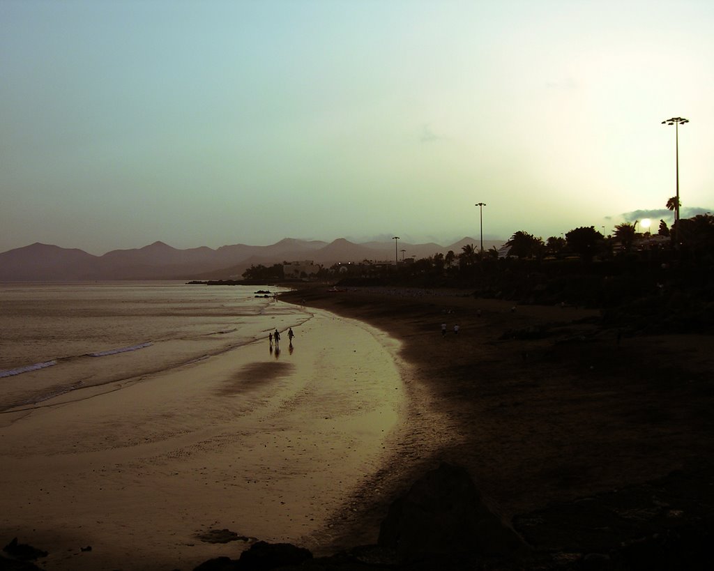 Sunset in Puerto Del Carmen by Stuart Wood