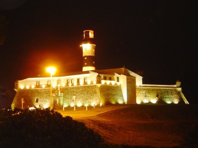 Lighthouse at the Barra beach by Mácio