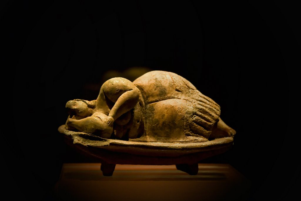 Sleeping Woman from the Hypogeum (Archeology Museum) by Laszlo SZIRTESI