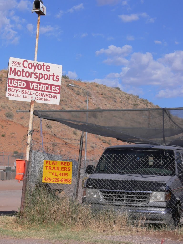 Not really easy for the postman ! Littlefield, AZ by J.gumby.BOURRET