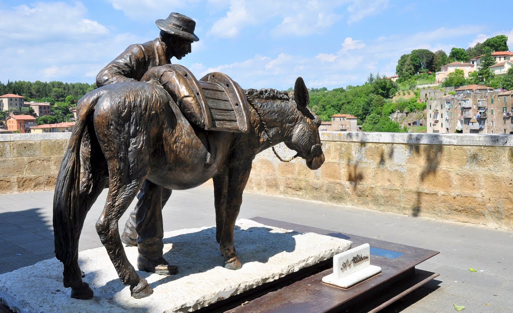 Pitigliano (GR): Monumento al Villano (06-06-10) by Renato Pantini