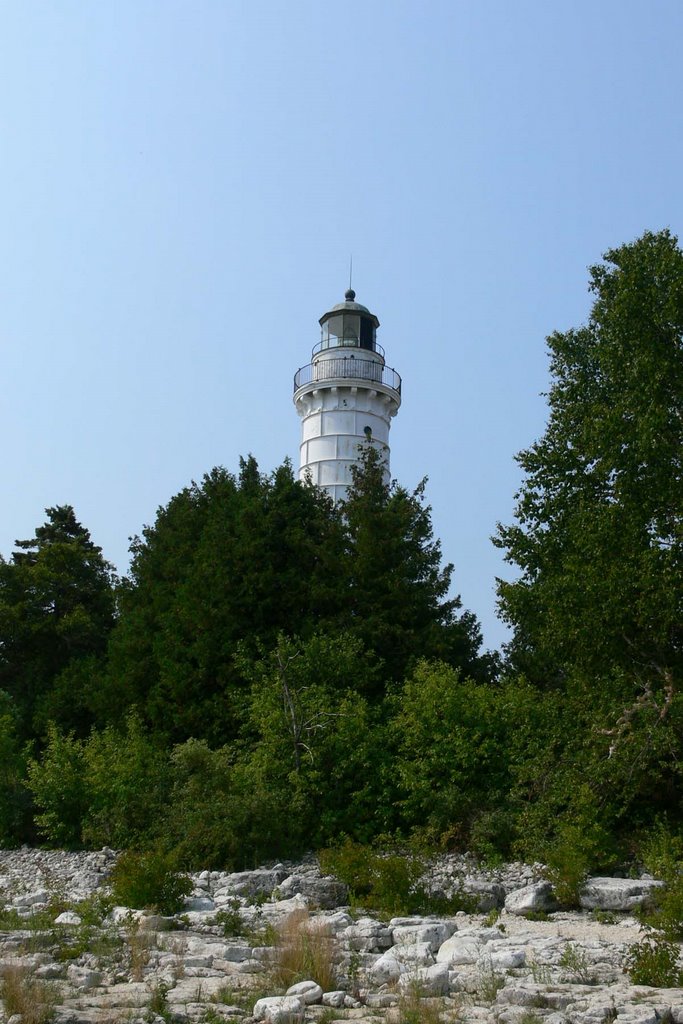 Cana Island Lighthouse, Door County, Wisconsin by Joe Recer by Joe Recer