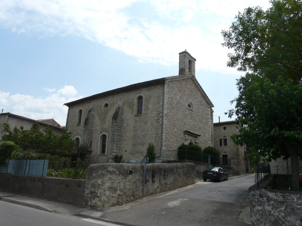 Le temple de St-Jean-de-Maurejols, département Gard, France by David Jimmink