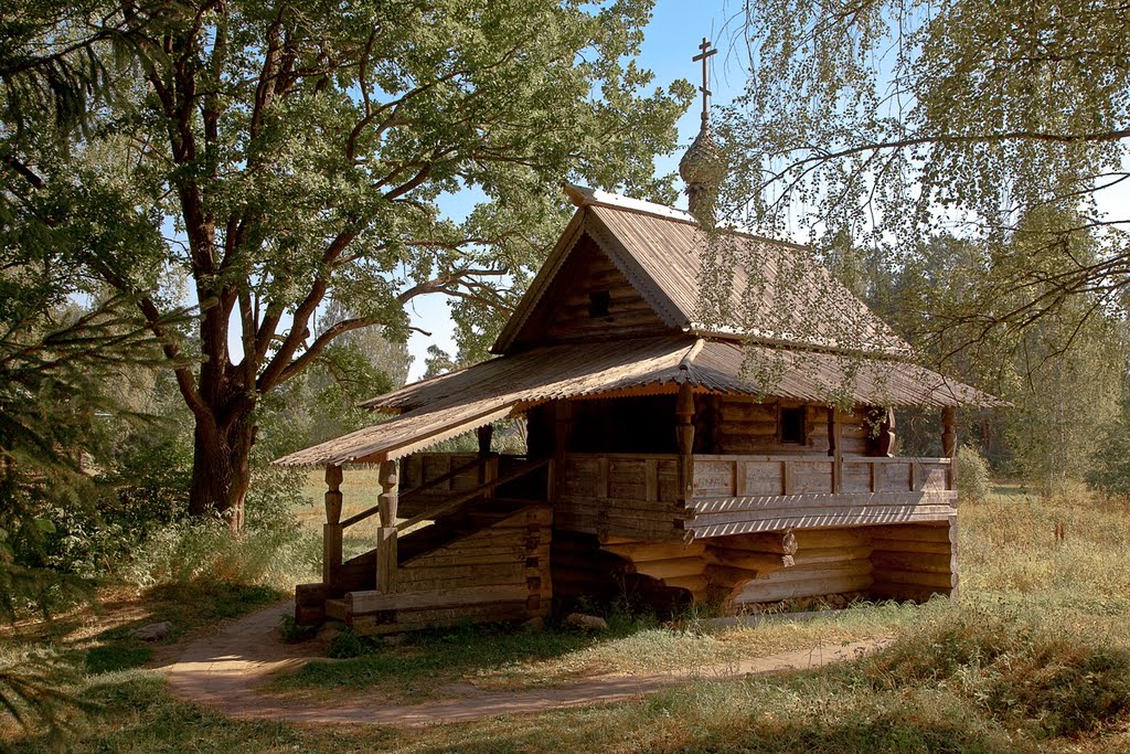 Vasilevo, Museum of wooden architecture, July-2010 by Andrey Zakharov