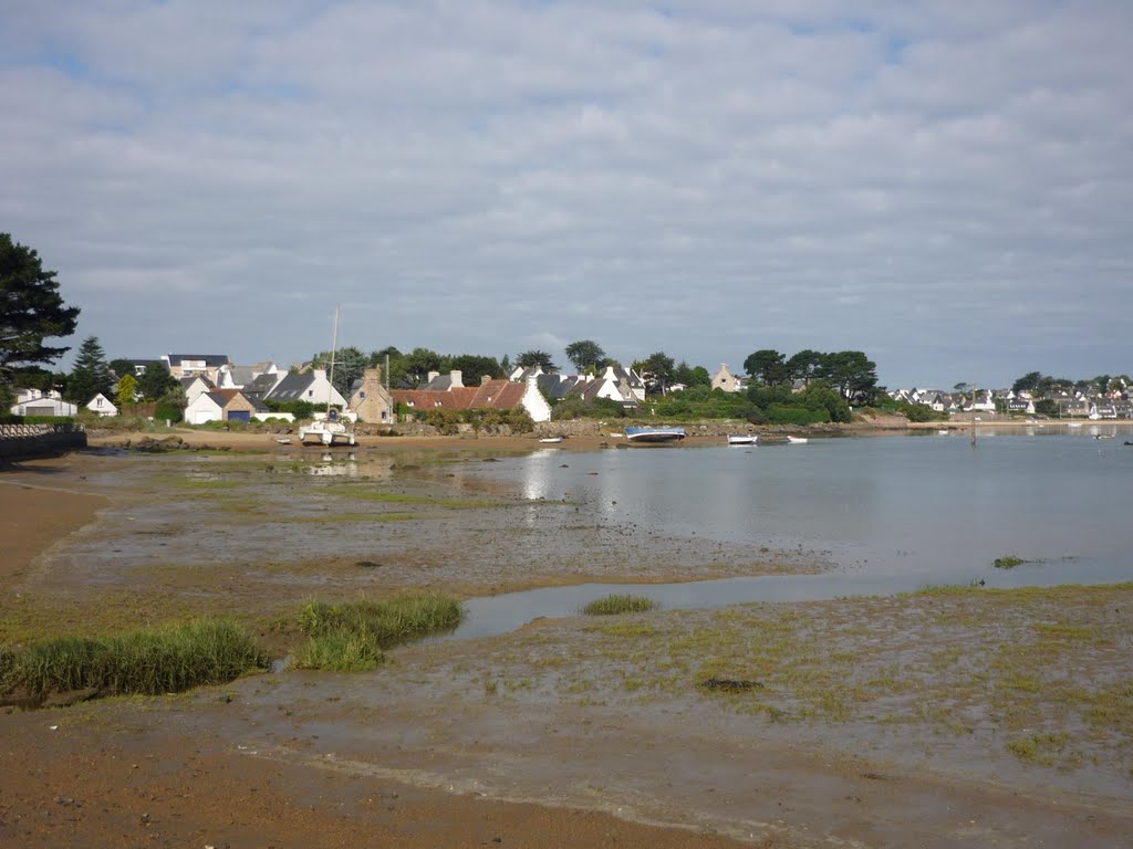 En Face de Poul Palud la Baie de Sainte Anne à Trégastel sur la Côte de Granit Rose. by crechargant