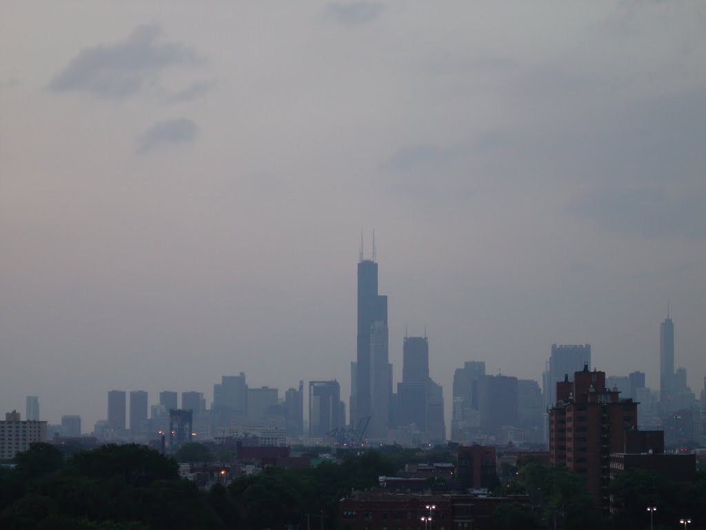 Sears Tower from US Cellular Field by bretmarr