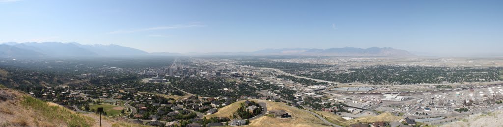 Panorama of Salt Lake Valley in Summer by TheShot