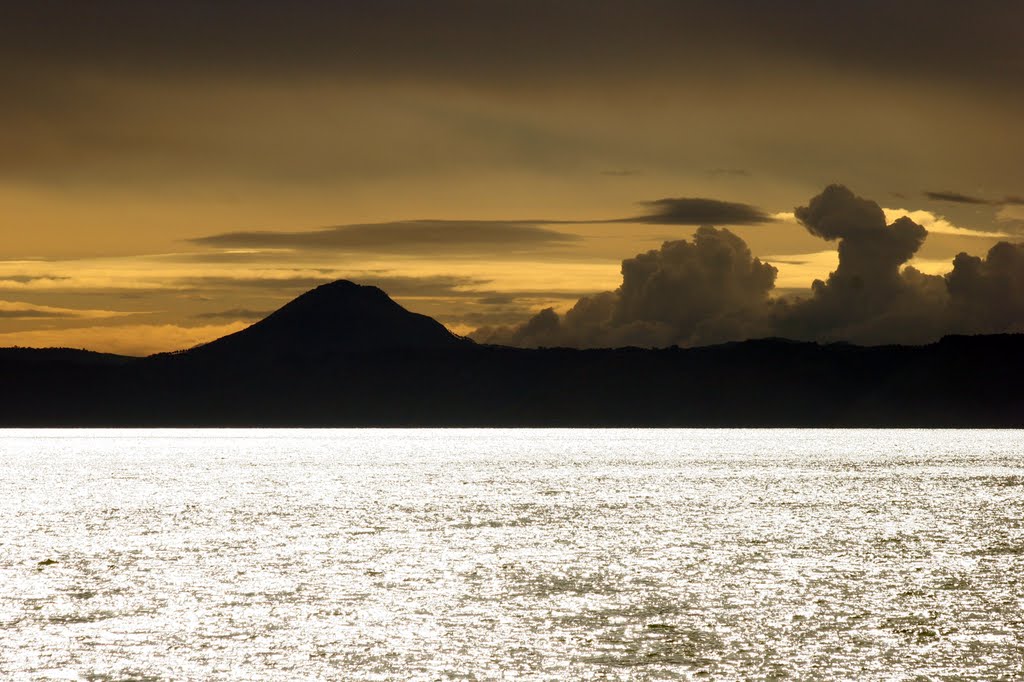 Lake Toba evening, North Sumatra, Indonesia by Ian Stehbens