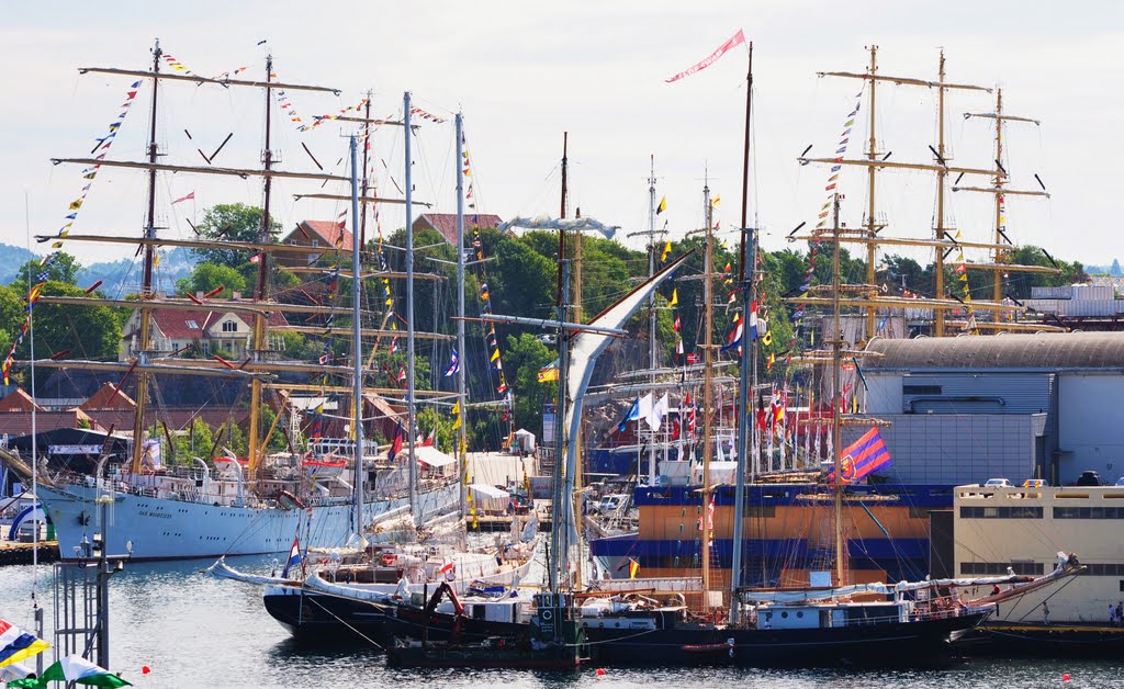 Lagmansholmen - Tall Ships Races' - Kristiansand by Stig Berge