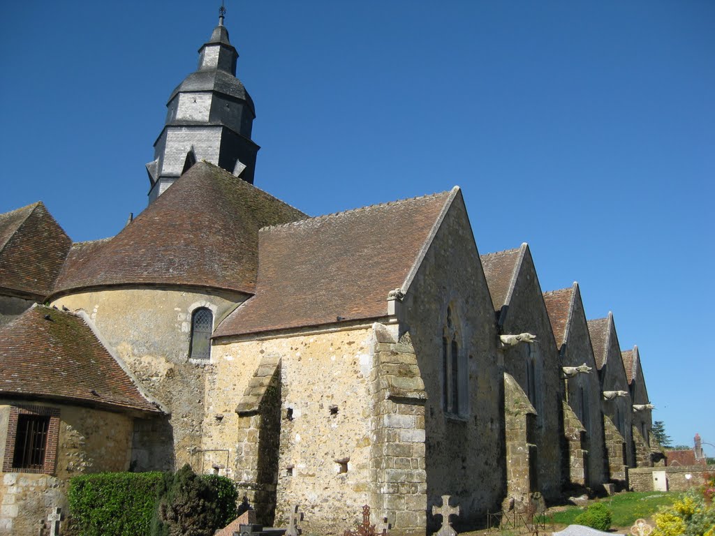 L'église depuis le cimetière by cyr.leo