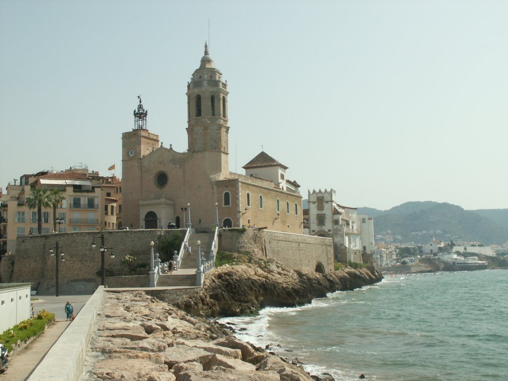 Sitges Esglesia by D.P.Brignardelli