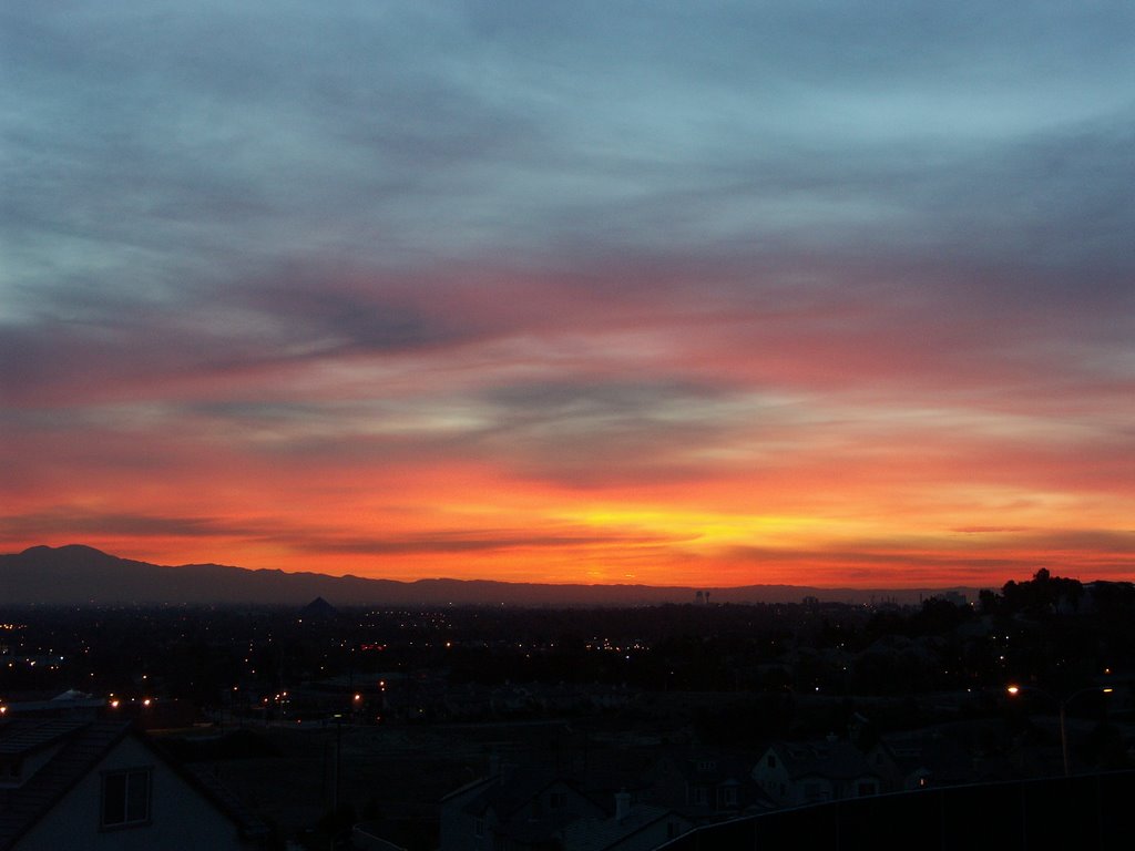 View from Fashion Island at Sunset by pishydish