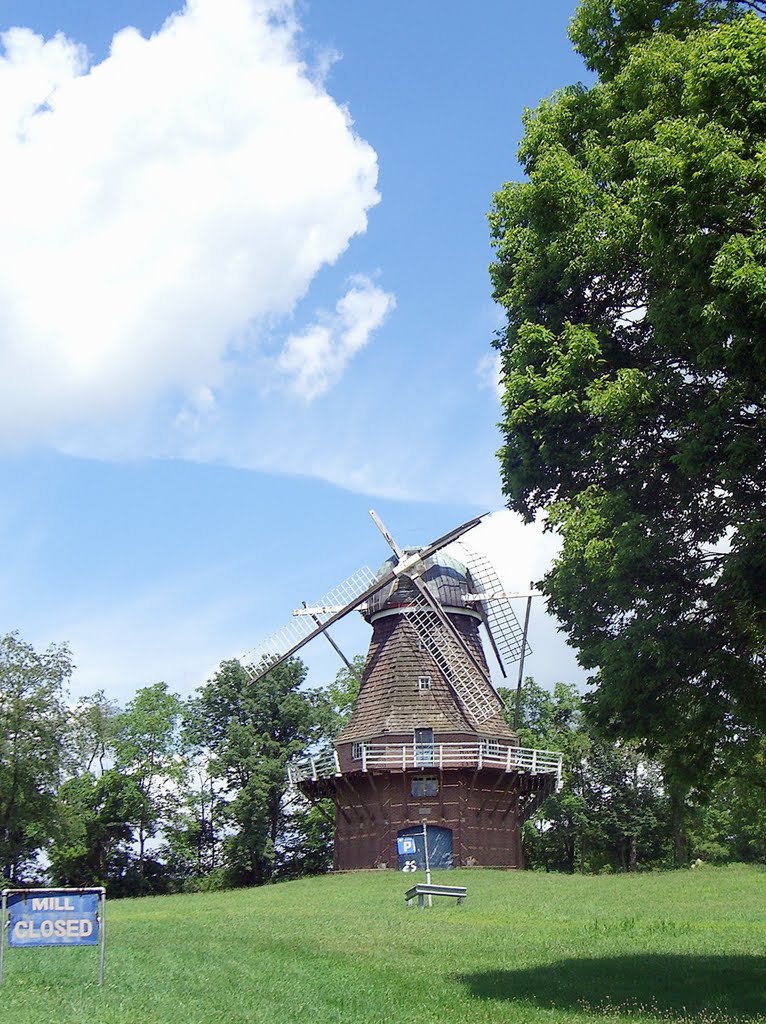 Mill Replica in need of repair by Cleo McCall