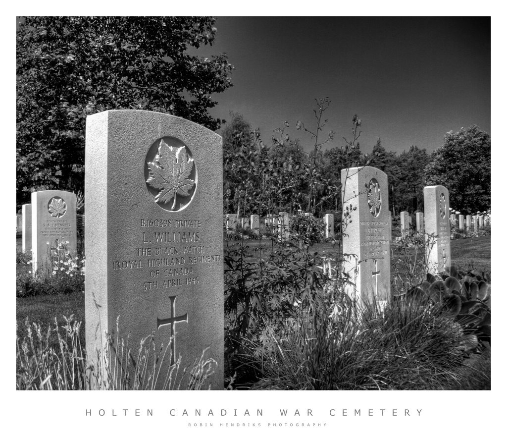 HOLTEN CANADIAN WAR CEMETERY by Robin Hendriks