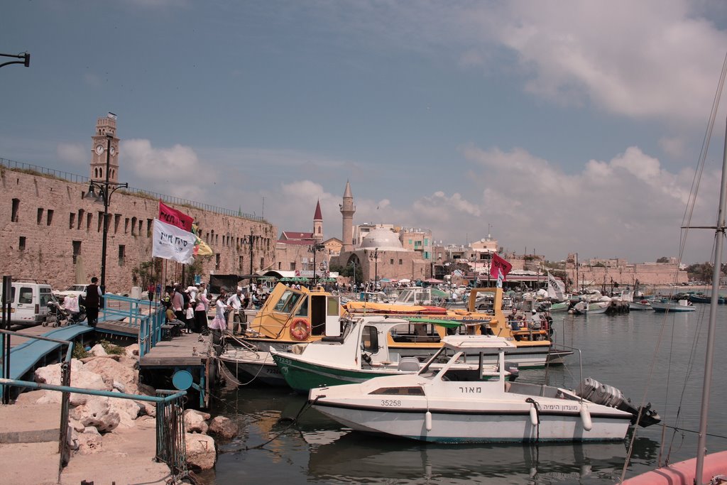 Akko, Hafen by Thomas Schwenk