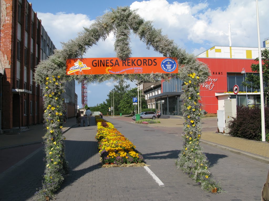 Ventspils 2010 - the Guinness World Record – the longest flower carpet in the world by AYARY ©