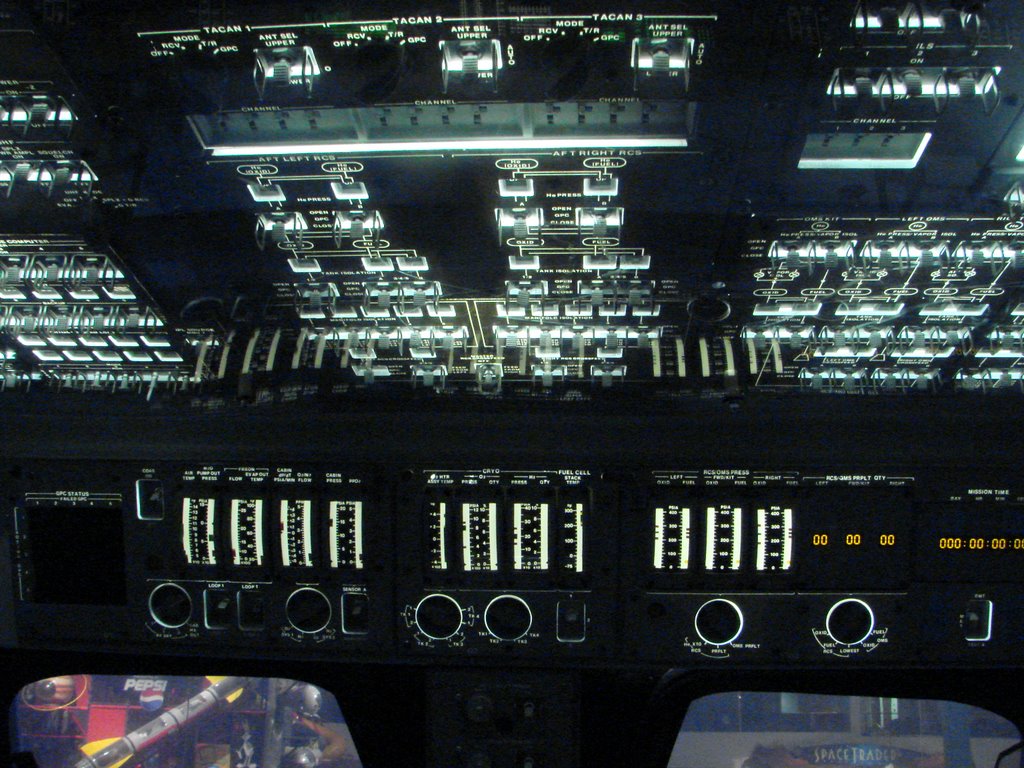 The Control Panel of Space Shuttle by Xiaobo Feng