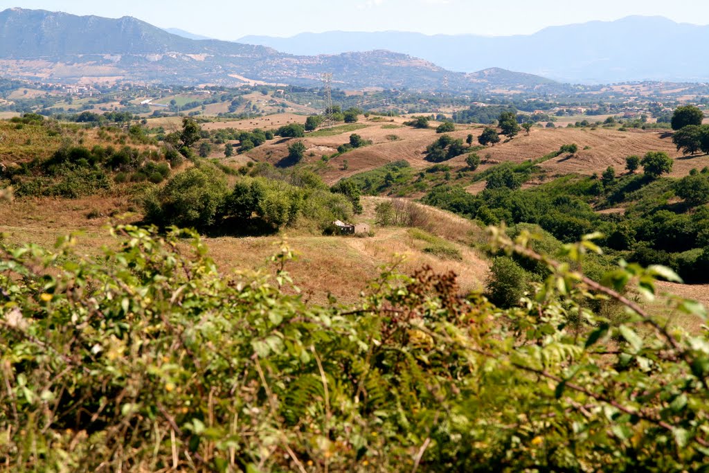 Panorama verso il Soratte by Fabrizio Zellini